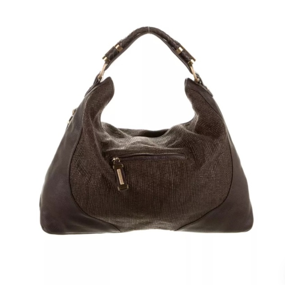 Rachel Zoe Leather Rattan Handbag - Picture 3 of 8